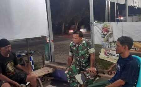 Babinsa Koramil Pangkah Sambangi Warga Untuk Silaturahmi