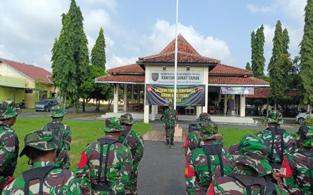 Kodim 0712 Tegal Gelar Latnister TW I TA 2024