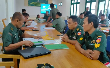 Tim Was Audit Itdam IV Diponegoro Kunjungi Kodim 0712 Tegal