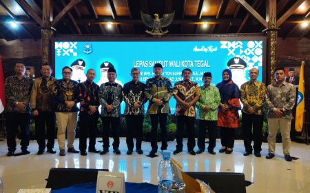 Dandim Tegal Hadiri Acara Pisah Sambut Walikota Tegal