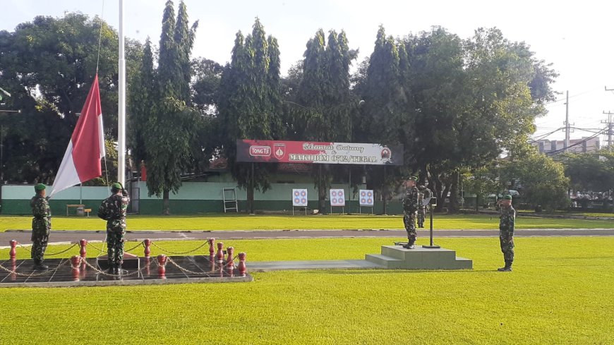Kodim 0712 Tegal Gelar Upacara Mingguan Secara Rutin
