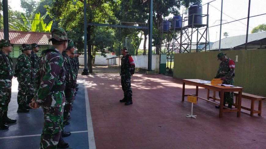 Kodim 0712 Tegal Gelar Latorjab Ter Dan Intelijen Serta UTP Jab Ter Dan Intelejen TW I TA 2024