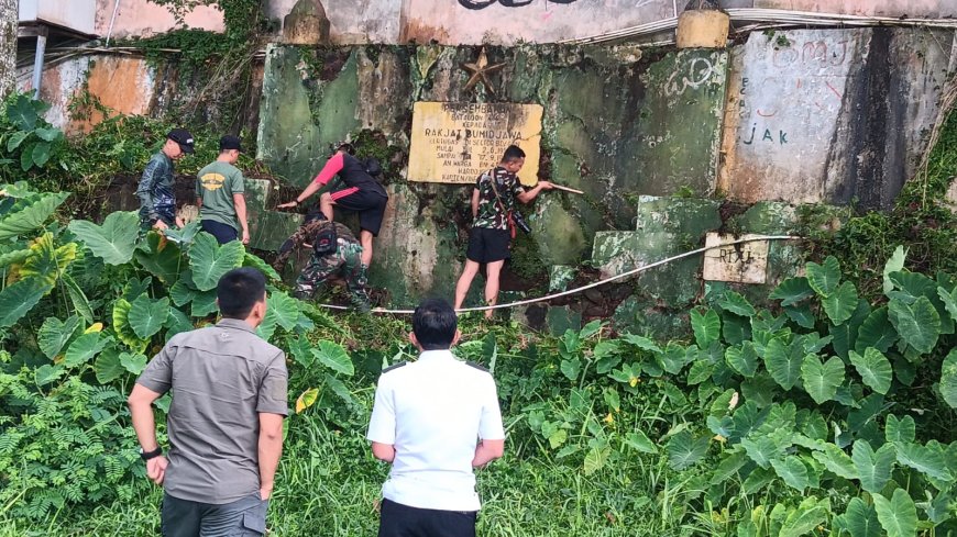 Kodim 0712 Tegal Lakukan Revitalisasi Monumen Perjuangan Rakyat TNI
