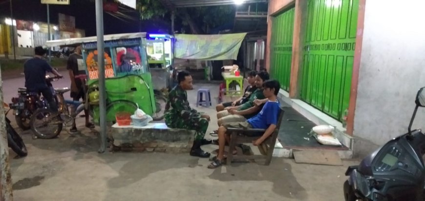 Untuk Mempererat Tali Silaturahmi Babinsa Koramil Tarub Melaksanakan Komsos