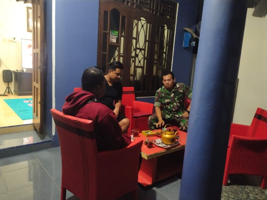 Babinsa Koramil Talang Sambangi Tokoh Masyarakat