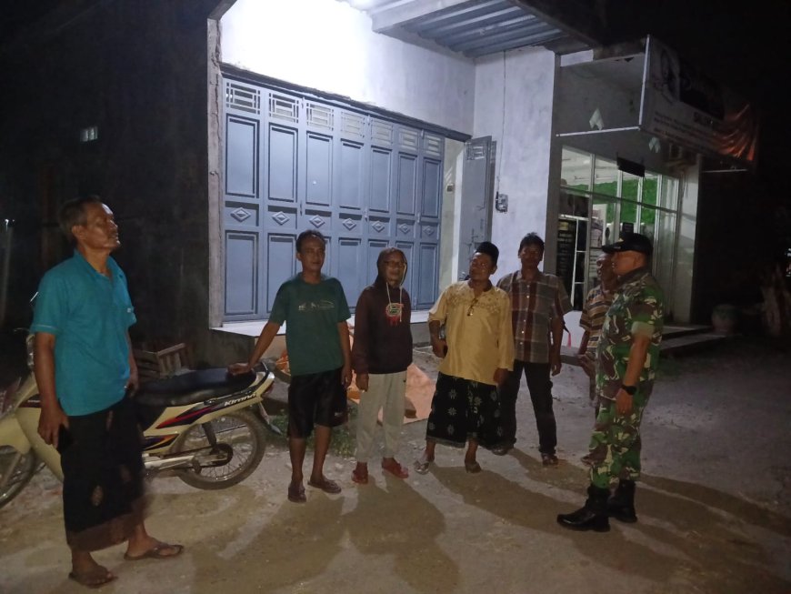 Pantau Situasi, Pelda Saiful Laksanakan Patrol Wilayah Binaan