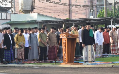 Kodim Tegal Gelar Shalat Idul Fitri 1445 Hijriah