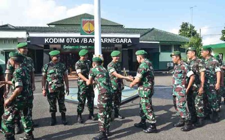 Kodim 0704 Banjarnegara Gelar Acara Halal Bi Halal di Hari Raya Idul Fitri