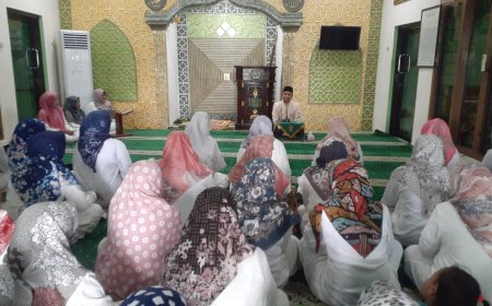 Guna Meningkatkan Iman Dan Takwa, Persit KCK Cab. XXII Dim Tegal Gelar Pengajian