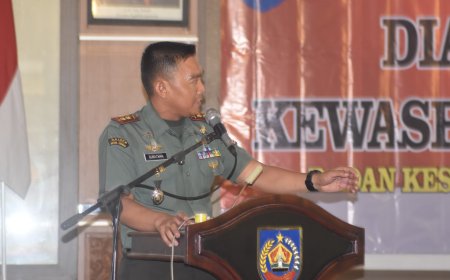 Dandim 0712 Tegal Menjadi Narasumber Dialog Interaktif Kewaspadaan Dini Nasional