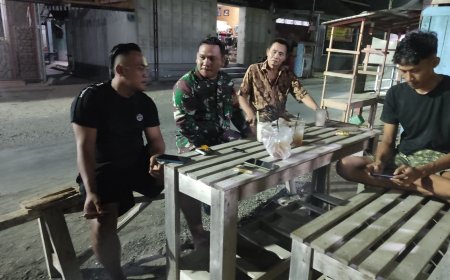 Cegah Kenakalan Remaja Babinsa Komsos Dengan Pemuda Desa Binaan