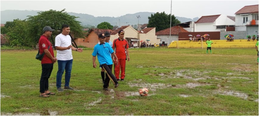 Danramil Lebaksiu Hadiri Pembukaan Turnamen Sepak Bola