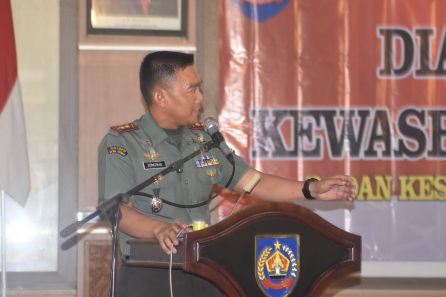 Dandim 0712 Tegal Menjadi Narasumber Dialog Interaktif Kewaspadaan Dini Nasional