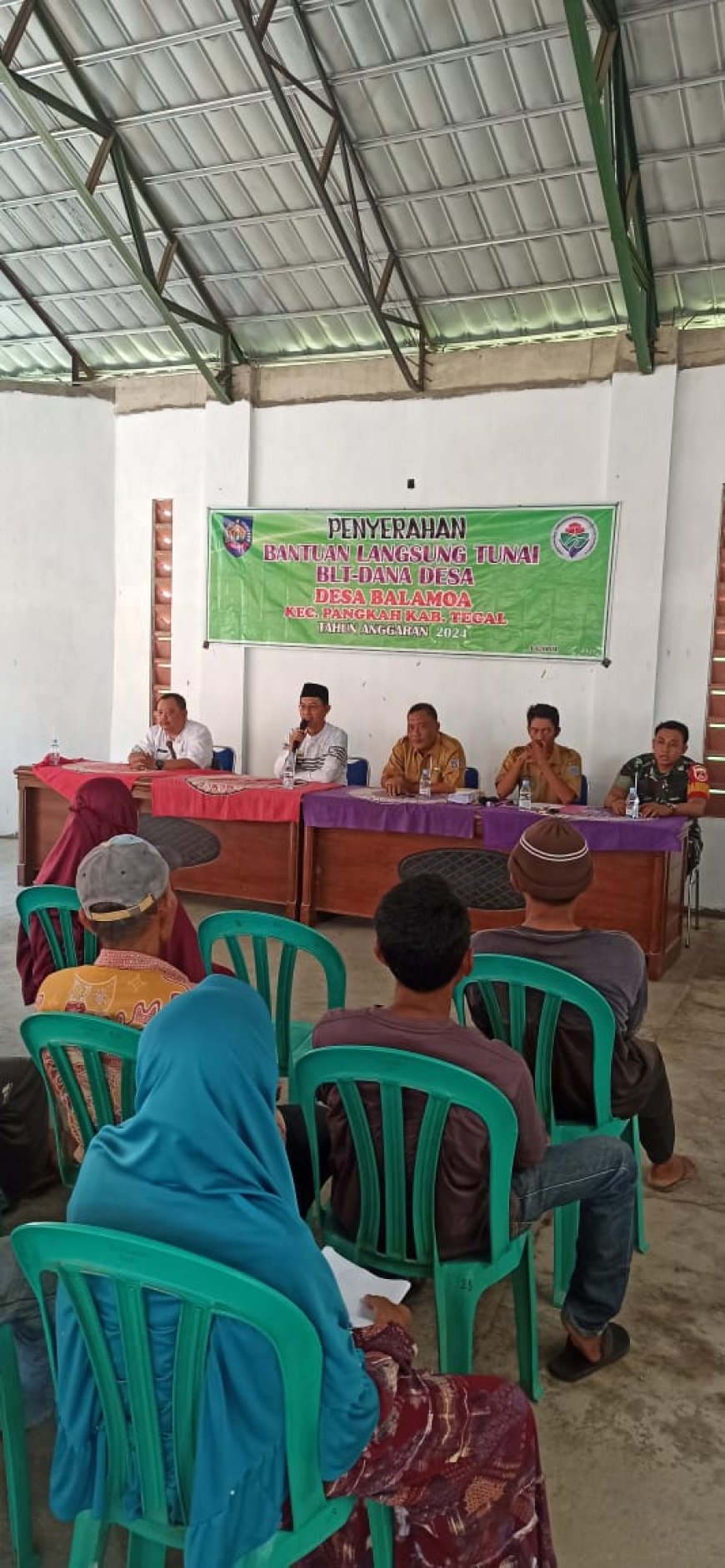 Serda Kunito Lakukan Pendampingan Penyaluran BLT DD Desa Balamoa