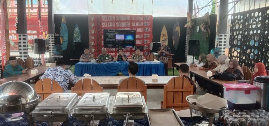 Danramil Slawi Hadiri Acara Silahturahmi Jajaran Forkopincam Slawi