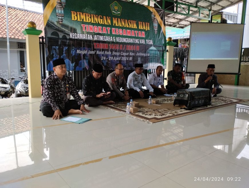 Babinsa Tegal Hadiri Bimbingan Manasik Haji Tahun 1445 H