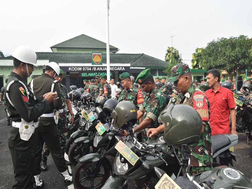 Sosialisasi Ketertiban Berlalu Lintas di Kodim 0704 Banjarnegara