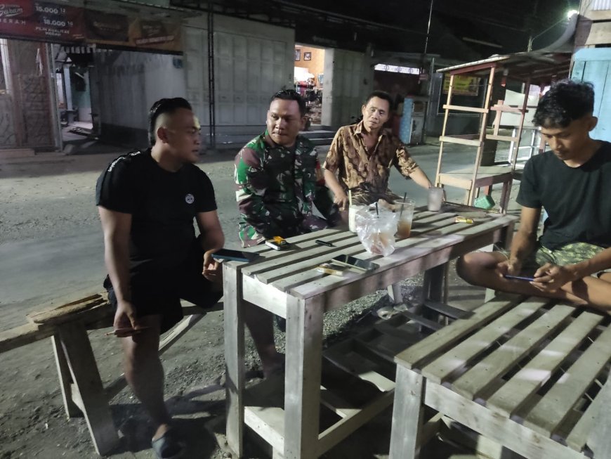 Cegah Kenakalan Remaja Babinsa Komsos Dengan Pemuda Desa Binaan