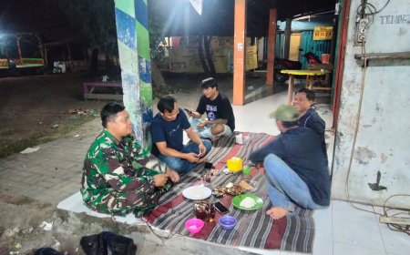 Jalin Silaturahmi Babinsa Suradadi Anjang Sana Dengan Warga Binaan