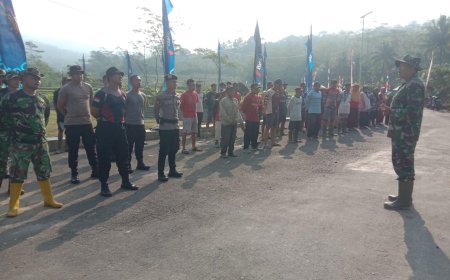 Danramil 13 Banjarmangu Memimpin TMMD Reguler ke-120 di Banjarnegara