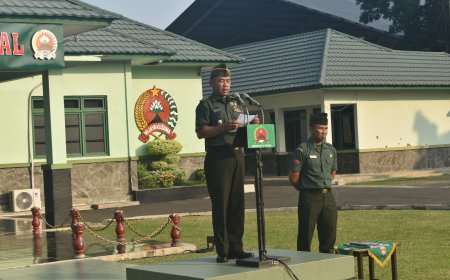 Bacakan Menteri Kominfo, Kasdim Tegal Pimpin Upacara Hari Kebangkitan Nasional Tahun 2024
