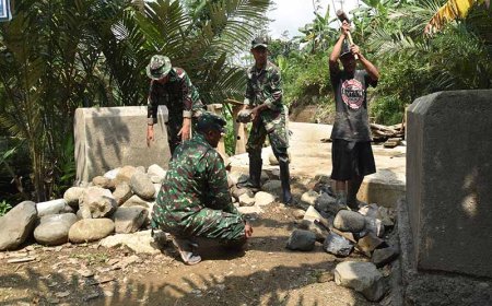 Misno Bantu Satgas TMMD Reguler ke-120 di Sijenggung