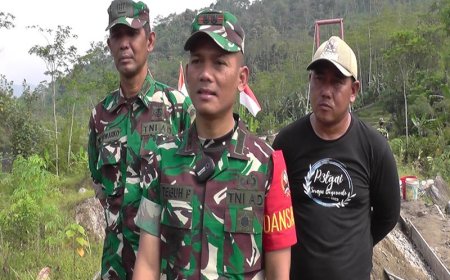 Dandim 0704 Banjarnegara Tinjau Lokasi TMMD Reguler ke-120 di Desa Sijenggung