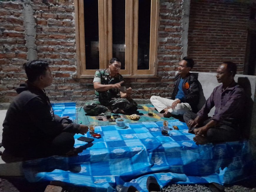 Serka Agus Laksanakan Komsos Dengan Warga Binaan