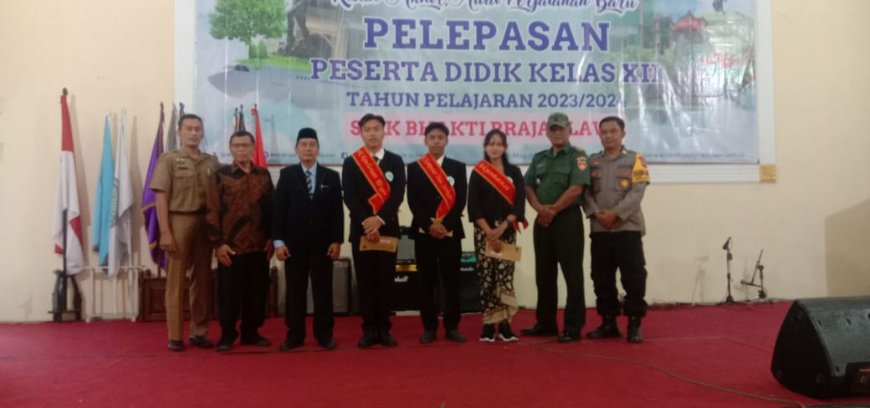 Danramil Slawi Hadiri Wisuda Siswa Kelas XII SMK Bhakti Praja Slawi