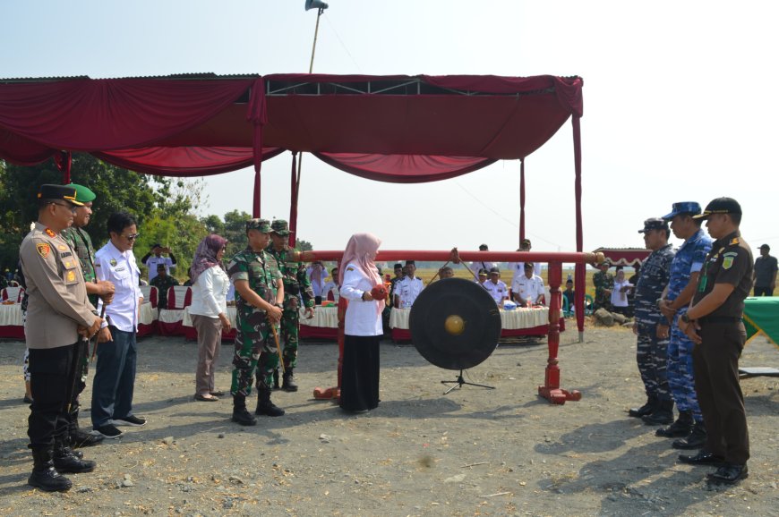 Upacara Pembukaan TMMD Sengkuyung Tahap II Tahun 2024 Di Wilayah Kodim 0712 Tegal