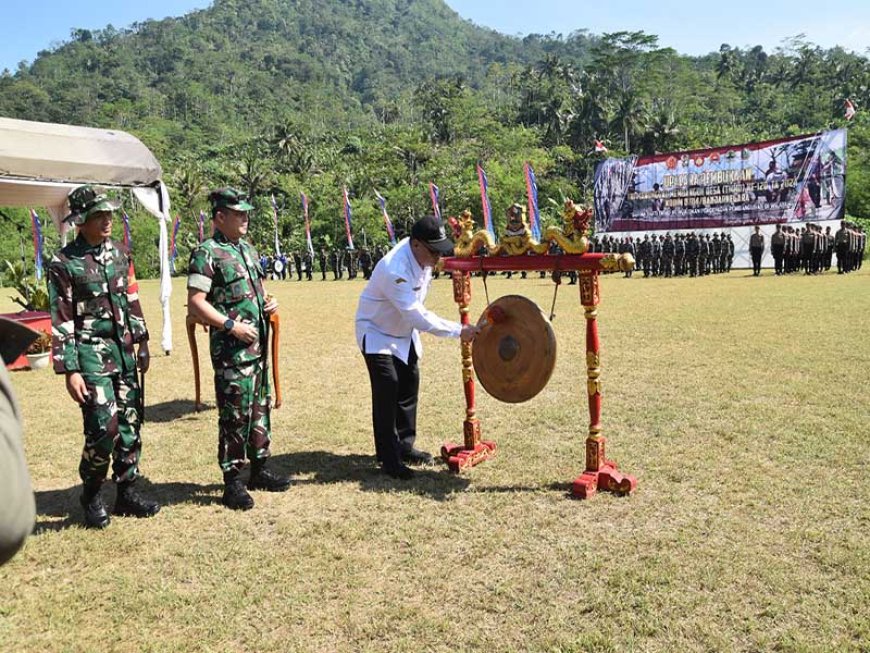 Pj Bupati Banjarnegara Buka Program TMMD Reguler 120