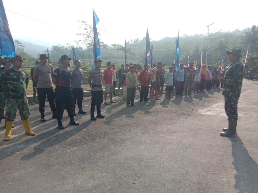 Danramil 13 Banjarmangu Memimpin TMMD Reguler ke-120 di Banjarnegara