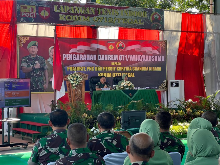 Kunjungan Kerja Perdana Danrem 071 Wijayakusuma Di Kodim 0712 Tegal