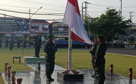 Kodim 0712 Tegal Gelar Upacara Peringatan Hari Lahir Pancasila