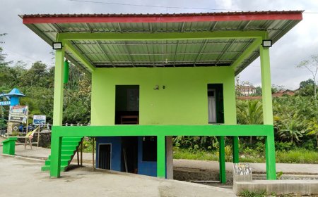 Pos Kamling Desa Sijenggung Selesai Dibangun