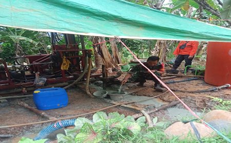 Program Unggulan TMMD Selain Rabat Beton Juga Pembuatan Sumur Bor