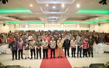Dandim Tegal Hadiri Apel 3 Pilar, Tokoh Agama Dan Tokoh Masyarakat Bersama Kapolda Jawa Tengah