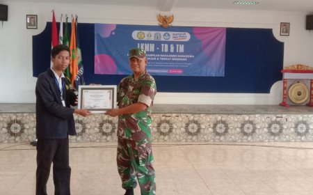 Danramil Slawi Bersama Anggota Berikan Wawasan Kebangsaan Kepada Mahasiswa Politeknik Purbaya