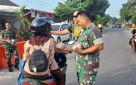 Rutin, Koramil Pangkah Laksanakan Jumat Berkah