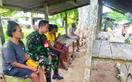 Babinsa Kemtuk Gresi Himbau Warga Ikut Berpartisipasi Jaga Kamtibmas Di Kampung