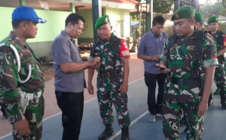 Pastikan Tidak Ada Aplikasi Judi Online, HP Prajurit Kodim Tegal Di Cek Pasi Intel