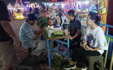 Pastikan Wilayah Aman, Babinsa Koramil Pangkah Aktif Laksanakan Patroli Malam