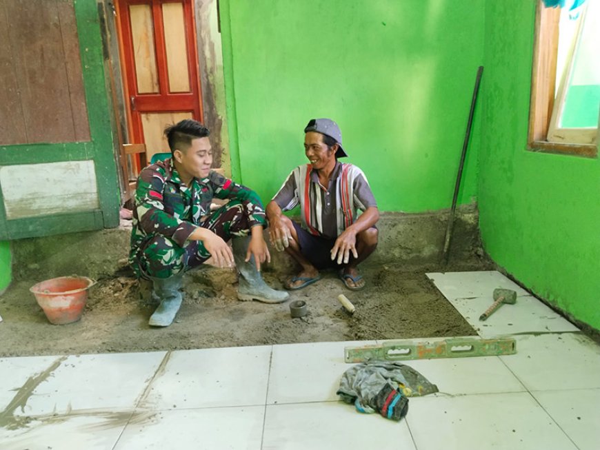 Kerja Bakti Rehab Rumah di Desa Sijenggung Capai 95 persen