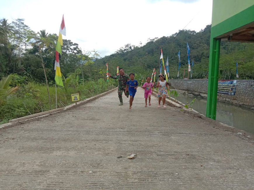 Keceriaan TMMD di Sijenggung