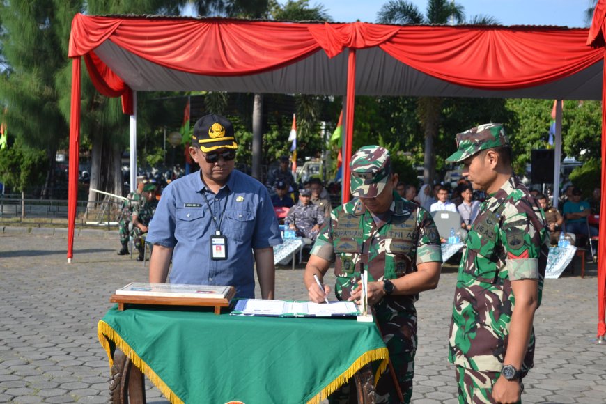 Upacara Penutupan TMMD Sengkuyung Tahap II Tahun Anggaran 2024 Di Wilayah Kota Tegal