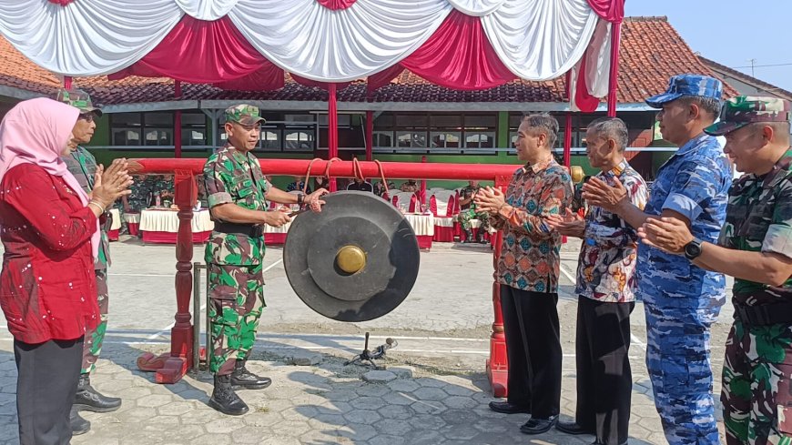Kepala Staf Kodim 0712 Tegal Tutup TMMD Sengkuyung Tahap II di Desa Kesamiran Kecamatan Tarub