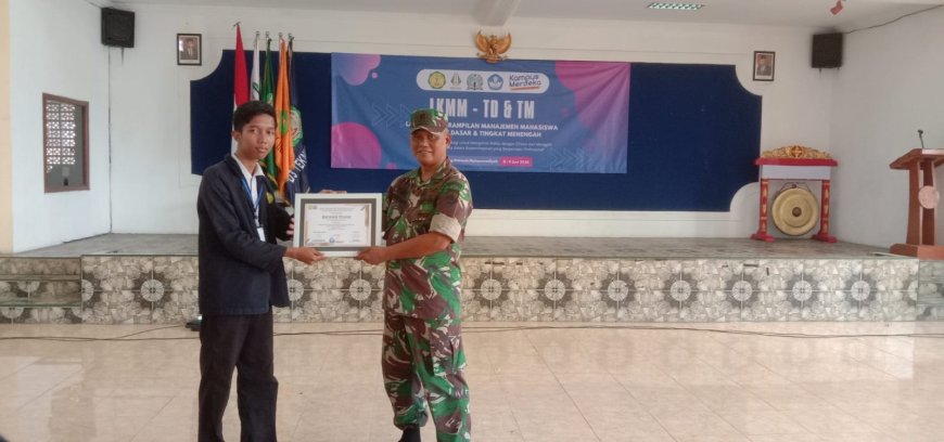 Danramil Slawi Bersama Anggota Berikan Wawasan Kebangsaan Kepada Mahasiswa Politeknik Purbaya