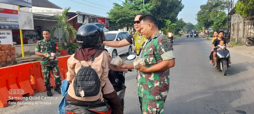 Rutin, Koramil Pangkah Laksanakan Jumat Berkah