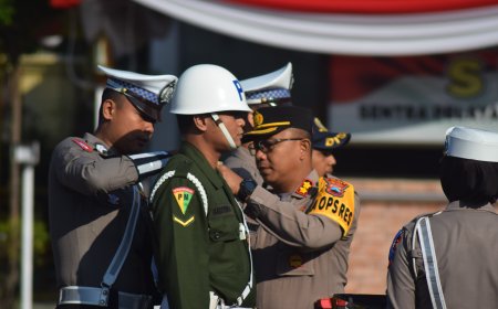 Dandim 0712 Tegal Ikuti Apel Gelar Patuh Candi 2024 Di Wilayah Hukum Polres Tegal