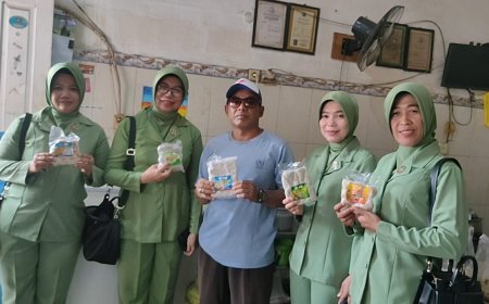 Ketua Persit KCK Cabang XXII Dim 0712 Tegal Kunjungi Pusat Pelatihan Mandiri Perikanan
